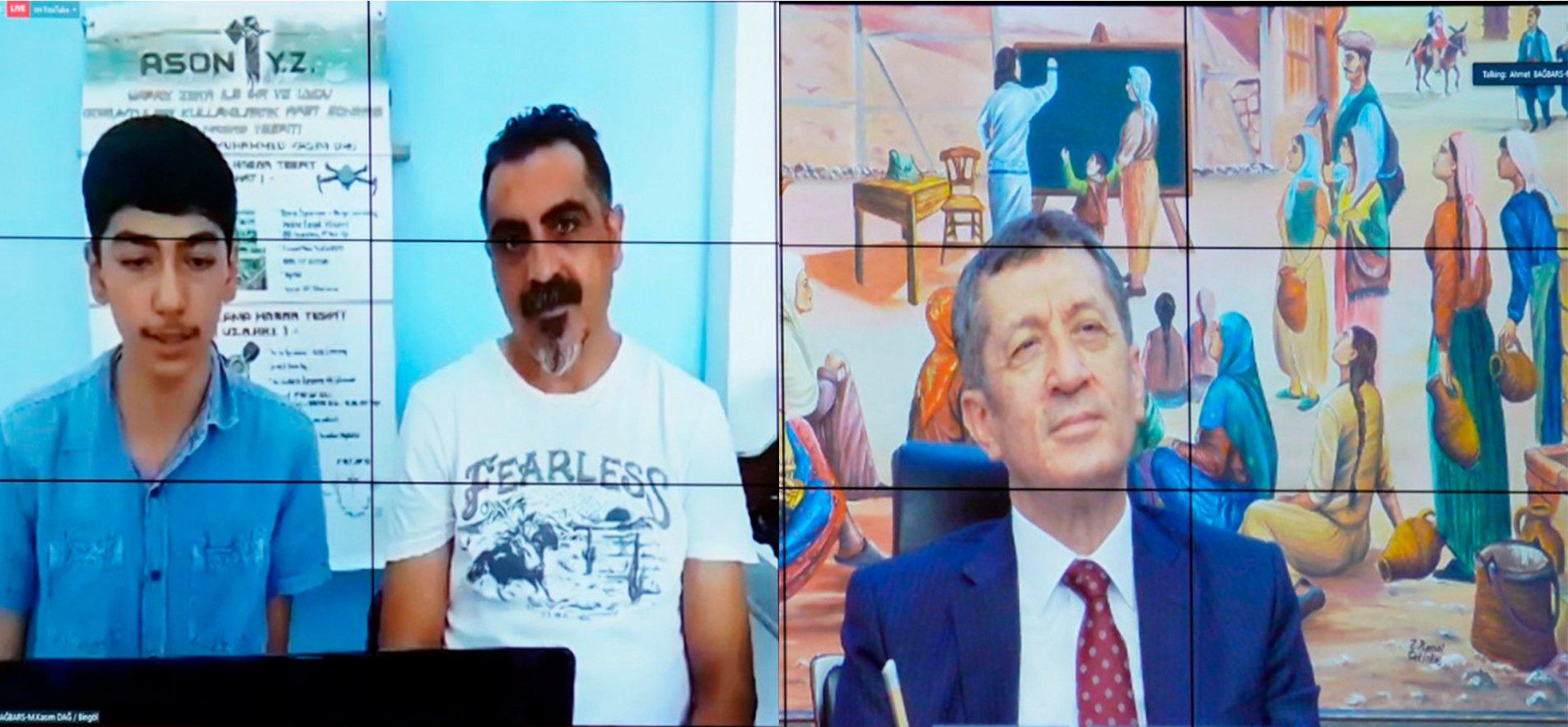 LİSELİLER, TÜBİTAK PROJE YARIŞMASINDA DERECE ALAN ÇALIŞMALARINI ZİYA ÖĞRETMEN İLE PAYLAŞTI