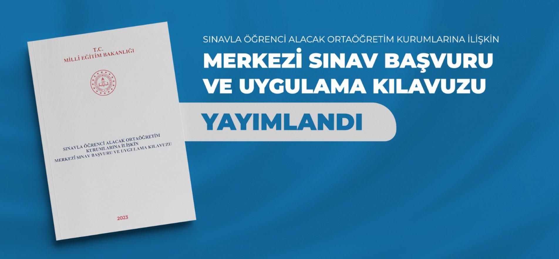 2023 LGS KAPSAMINDAKİ MERKEZİ SINAV KILAVUZU YAYIMLANDI