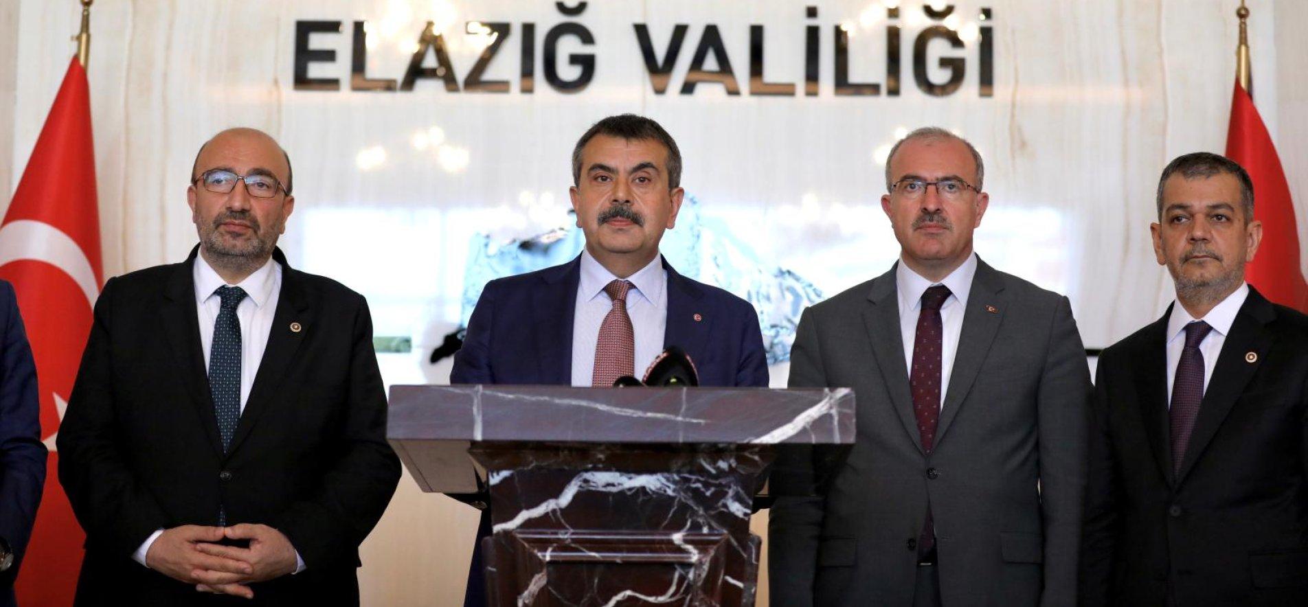 ELAZIĞ İL EĞİTİM DEĞERLENDİRME TOPLANTISI, BAKAN TEKİN BAŞKANLIĞINDA YAPILDI