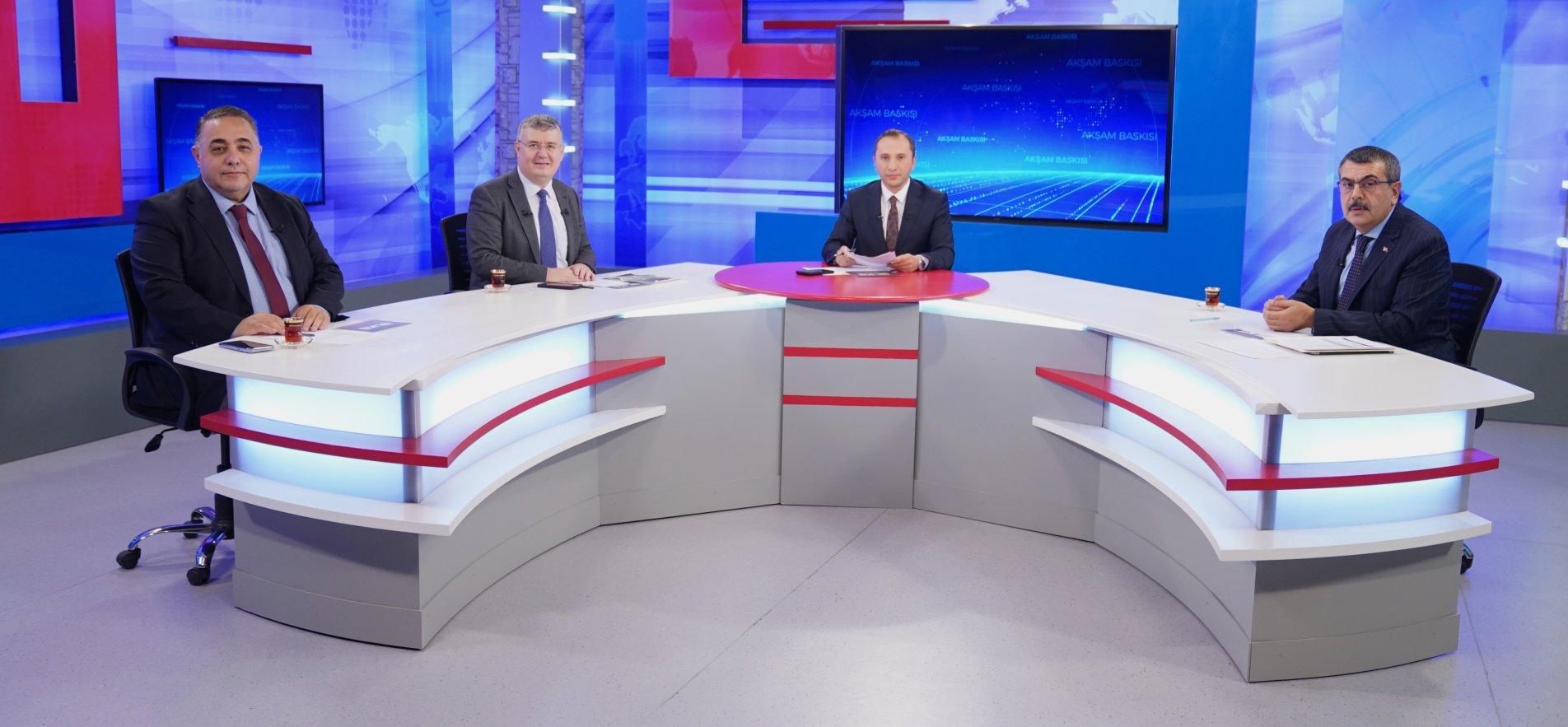 BAKAN YUSUF TEKİN, ÜLKE TV'DE EĞİTİM GÜNDEMİNİ DEĞERLENDİRDİ